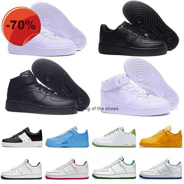 

2023 ogsb low designer af1 airforce 1 running shoes ones lows airforces 1s shadow men women triple white black mens womens trainers sports s