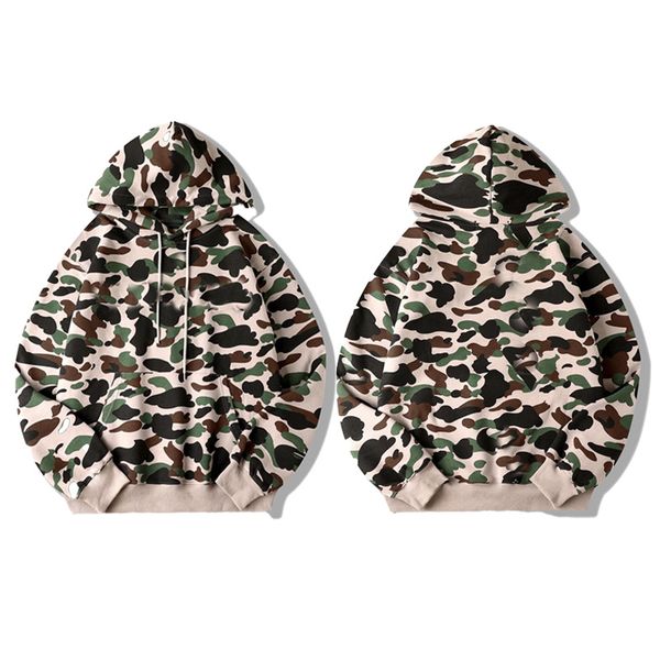 

new hoodie men's hoodie women's hoodie camo color sports clothes pure cotton hoodie designer fashion couple clothes color bump str, Black
