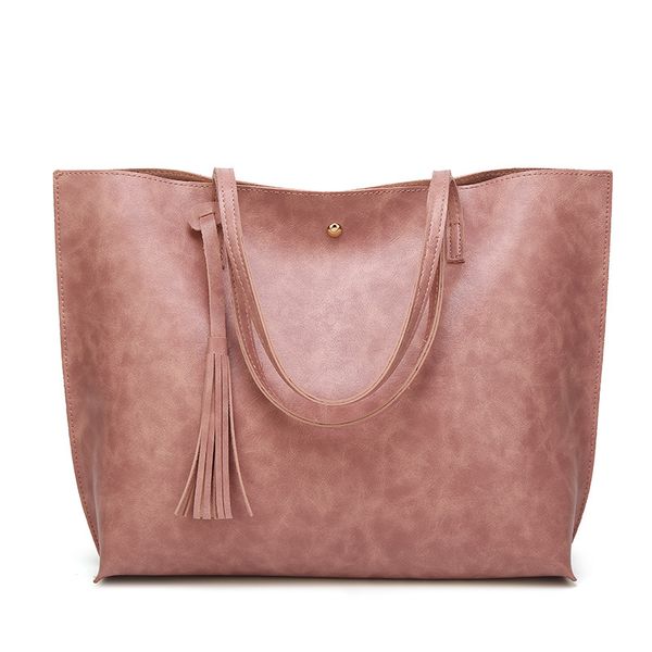 

hbp outdoor women's bag shopping shoulder bag solid color pu fashion handbag