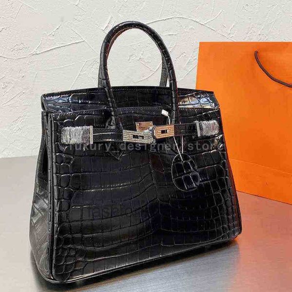 

designer birkins handbags women bag full leather tote bags large capacity lady stripes travel shoulder handbag have