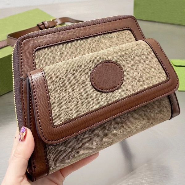 

fashion women's bag outdoor crossbody bag classic print design handbag