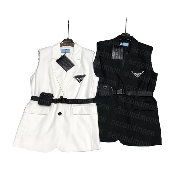 

women sleeveless jacket with waistband rhinestone letter fashion jackets spring summer casual, Black;brown