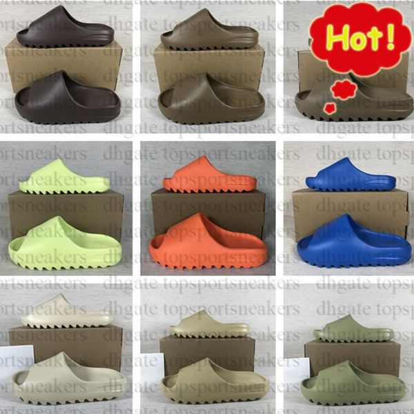 

slipper designer sandals men woman bone white resin desert sand pure onyx pattern foam stone sage slippers soot core mens womens west sl uqm, Black