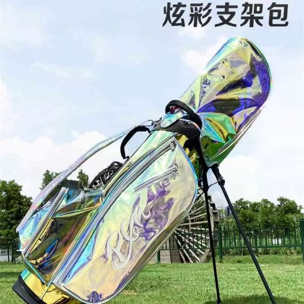 

pgm 2022 new golf bag bracket women's light club korean colorful ball, Black;red