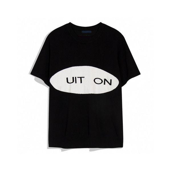 

men's plus tees & polos round neck embroidered and printed polar style summer wear with street pure cotton d12w, Black;brown