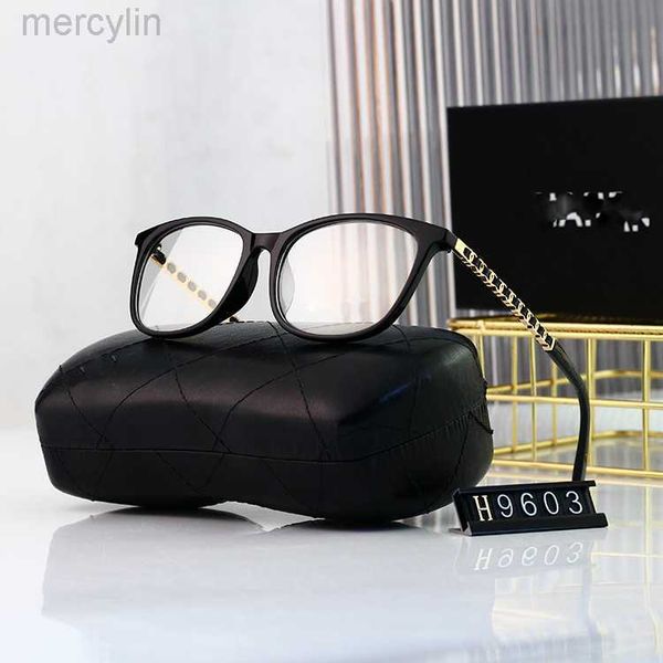

luxurious designer channel sunglass chanei sunglasses mens womens sunglasses chain square flat light glasses small incense square glasses, White;black