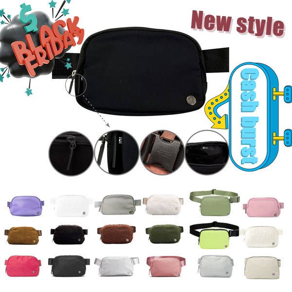 

waistpacks luxury designer waistpack lulul fleece woman lulul yoga bag fashion bumbag belt waist bags nylon cashmere handbag classic crossbo