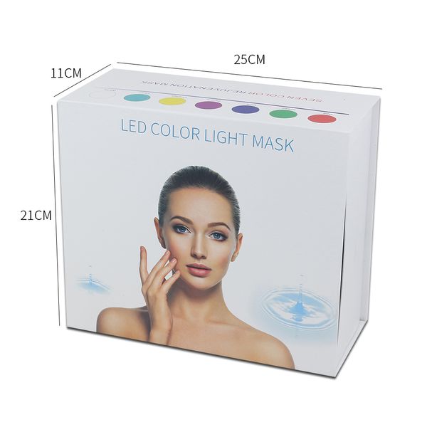 

beauty items 7 colors led light therapy mask therapy skin care