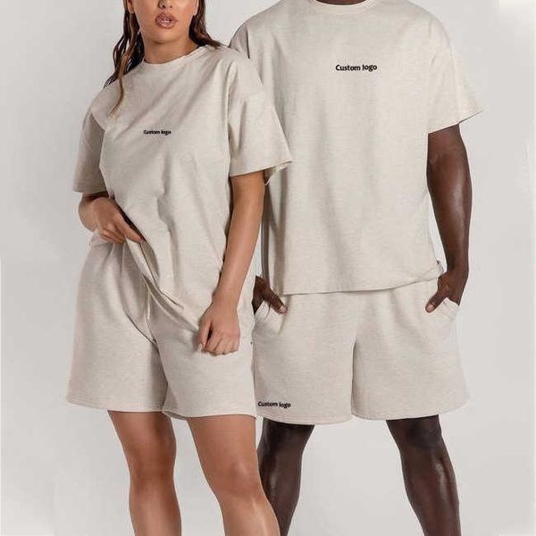 

oem manufacture bulk heavy french cotton custom tshirt oversized femme couple black heavyweight premium t shirt, White;black