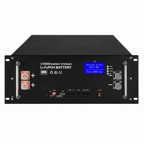 

eu stock grade a 48v 51.2v 200ah server rack lifepo4 batteries pack with solar hybrid inverter lifepo4 battery pack