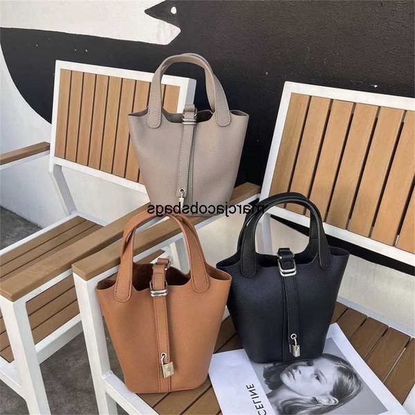 

luxurys handbag designer s h picotin bags autumn new online red vegetable basket litchi pattern fashion portable small cvn 60lm vkmo