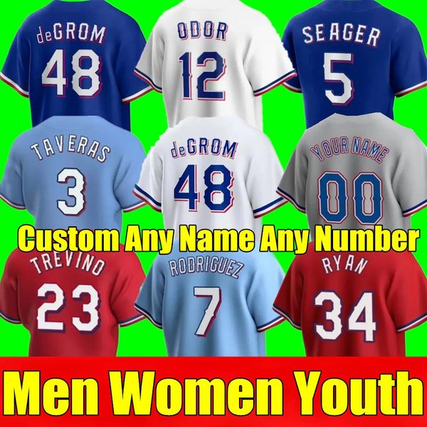 

stitched jacob degrom jersey corey seager marcus semien nolan ryan josh smith kole calhoun adolis garcia jon gray hamilton calhoun solak bas, Blue;black