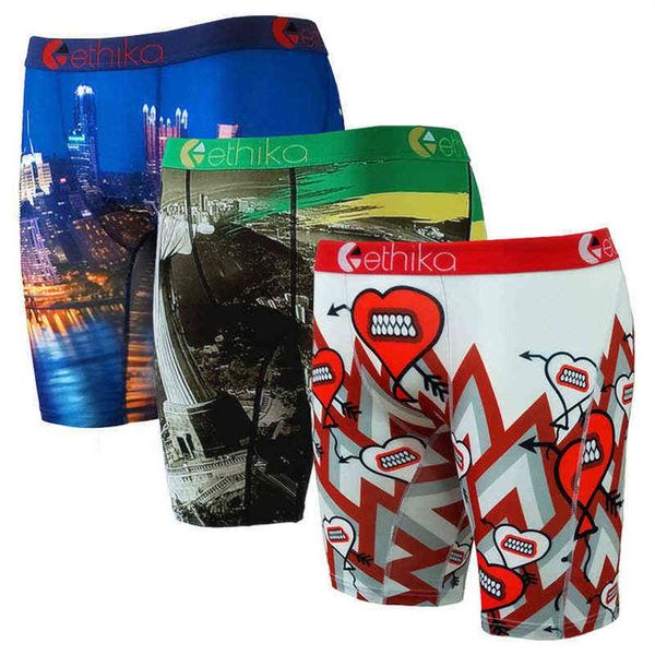 

men's underpants colorful ethics underpants man long panties boxers for young animal lots al por mayor whole j07230x, Black;white