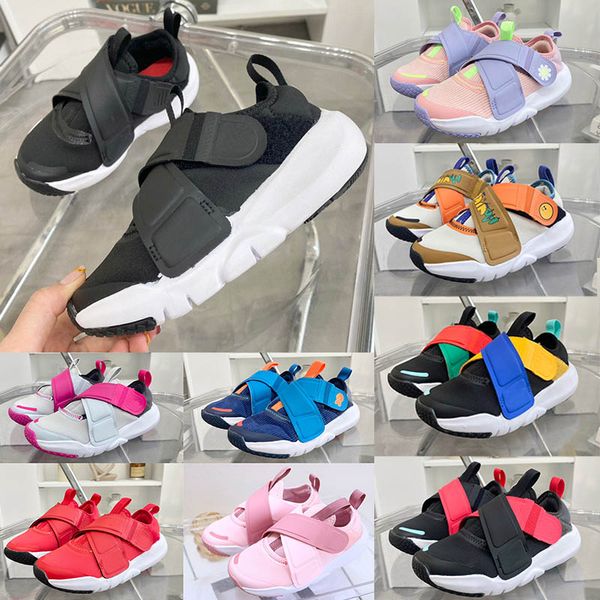 

2023 flex advance se little kids shoes children kids toddler kicks far out midnight navy imperial blue orange white outdoor sneakers eur 24-, Black