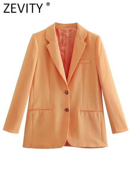 

women's suits blazers zevity women fashion solid color single breasted slim business blazer coat female notched collar chic pockets sui, White;black