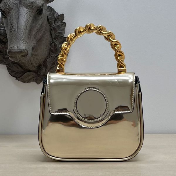 

women handbag crossbody shoulder bag plain genuine leather hardware head flap hand bags cowhide removable chain chain handle lady purse high