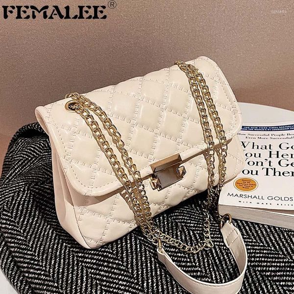 

shoulder bags elegant pu leather handbags for women brand female soft diamond lattice thread girls small quilted underarm bag