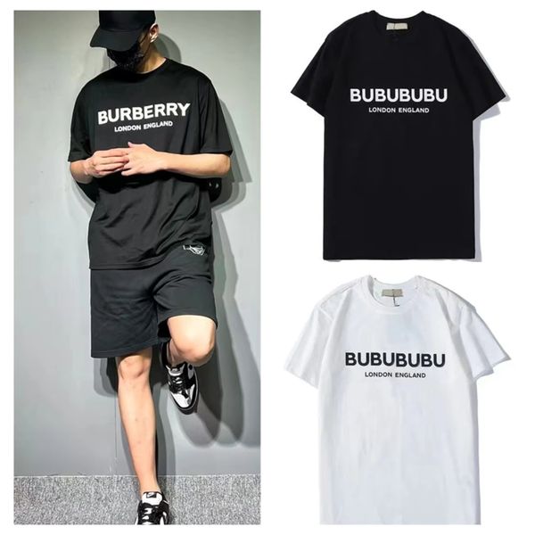 

designer men's t shirt women t shirts new years summer short sleeve classic bu vest fashion senior alphabet comfortable pure cotton who, Black;brown