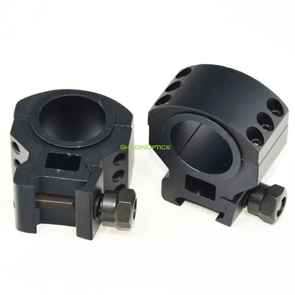 

shooin optics scopes rifle scope mount 25.4 30mm tube ring 1913 20mm picatinny weaver rail mount 2pcs