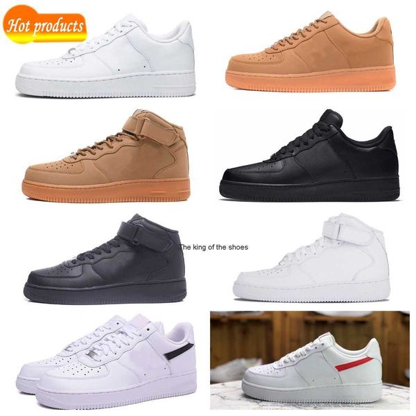 

2023 og2023 sandals fashion forces low mens women casual shoes airs high 1 one triple white black wheat utility shadow 1s classic 1 07