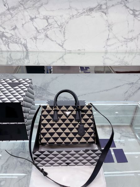 

2 specifications handbag fashion shopping bag luxury designer one shoulder bag two-color stitching female tote cross-body purse large capaci