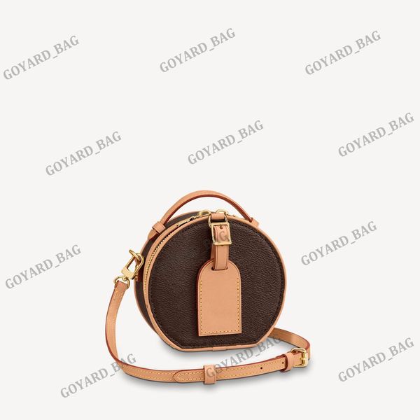 

womens mini boite chapeau handbag with leather name tag m44699 m68276 designer small tote bags luxury crossbody bag pouch ladies purse zippy
