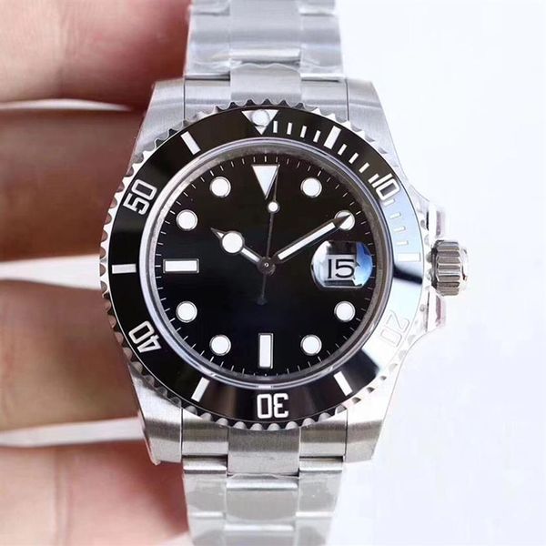 

st9 wristwatches sapphire black ceramic bezel stainless steel 40mm automatic mechanical mens men watch watches214r, Slivery;brown