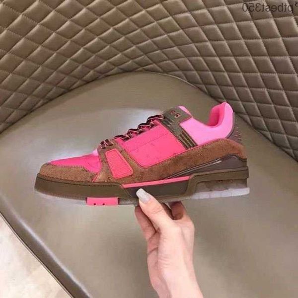 

luxury designer 2023ss spring men shoes breathable moisture edition fashion sports leisure portable board running us38-4 t7rm, Black