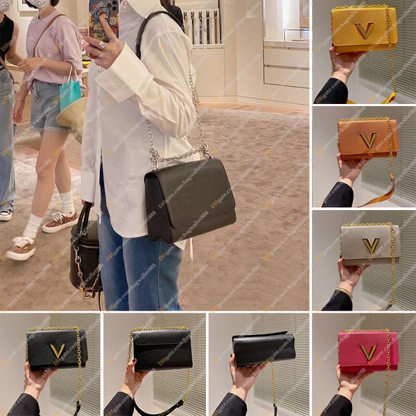 

luxury designer bags women totes brand handbags water ripple cowhide leather shoulder chain bag crossbodys fashion wallets flap small cross