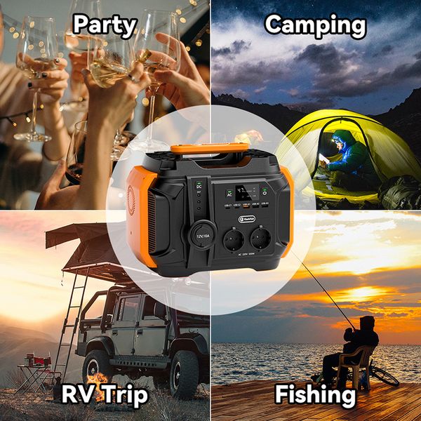 

a501 portable power station 540wh 150000mah power battery solar generator power bank for outdoor camping