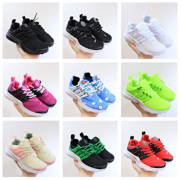 

kids running shoes boys girls toddler outdoor sneakers green grey black sports trainers for children size 25-36