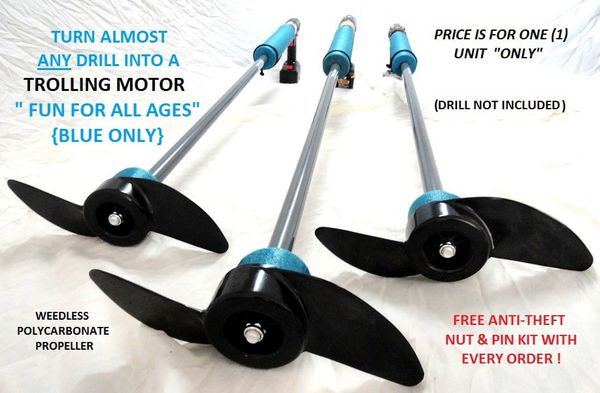 

drill paddle handheld trolling motor by idea z llc