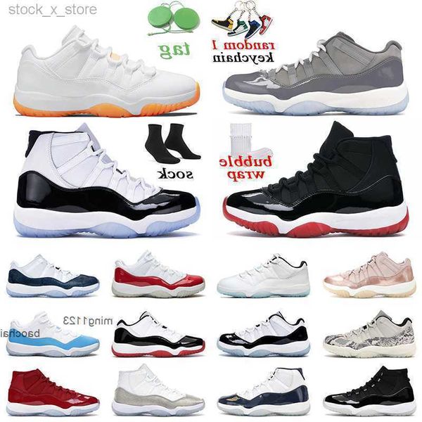 

2023 casual men women basketball shoes 11 legend blue bright citrus concord metallic silver 11s outdoor sports mens trainer size 5.5-13 ybme, Black