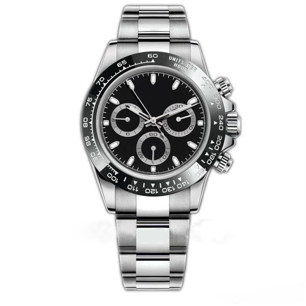 

20 style luxury mens watch 116500ln designer watch montre de luxe automatic wristwatches ceramic bezel 316l steel adustable foldin263c, Slivery;brown