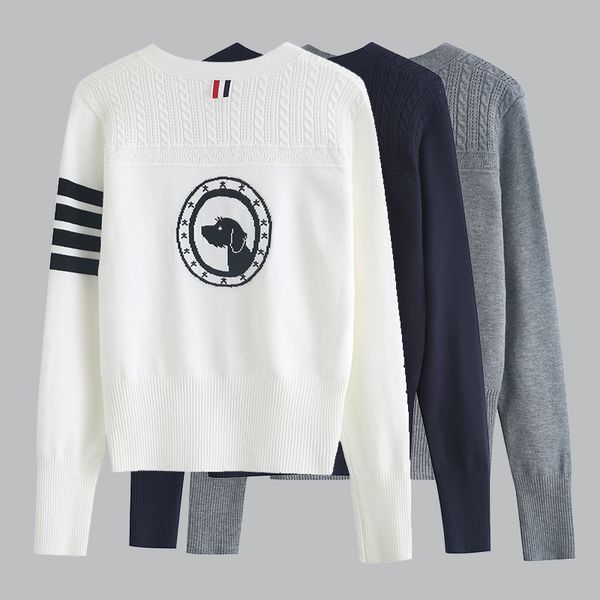 

women's knits tees sweater korean fashion cardigan women sweaters y2k autumn winter clothes cardigans kawaii long sleeve knitted cloth, White