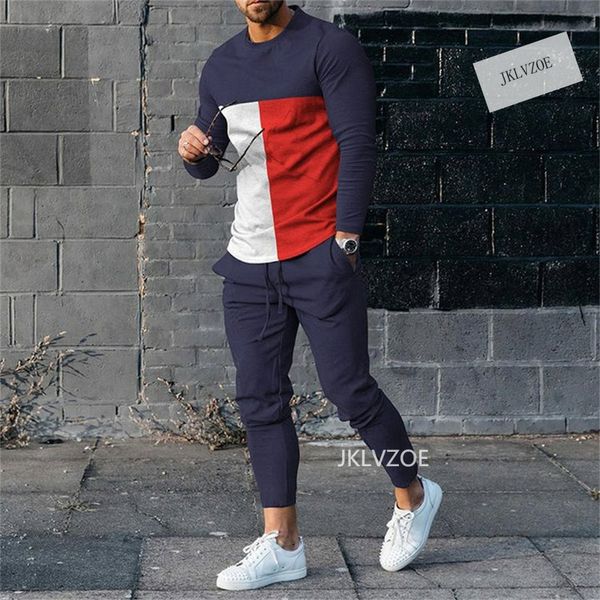 

men's tracksuits mens summer clothes men tracksuit set 3d printed stripe short-sleeved t-shirt trousers casual streetswear 2 piece sets, Gray