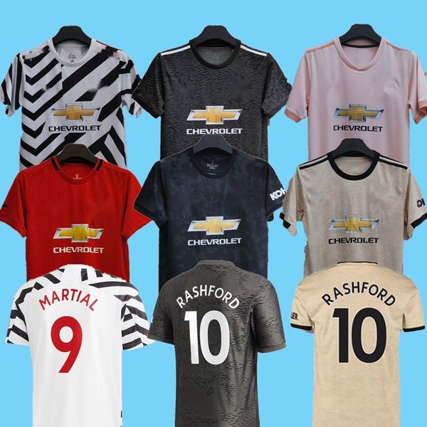 

18 19 20 21 soccer jerseys manchester beckham b.fernandes cavani lingard martial pogba mata maguire alexis lukaku shaw greenwood matic footb, Black;yellow