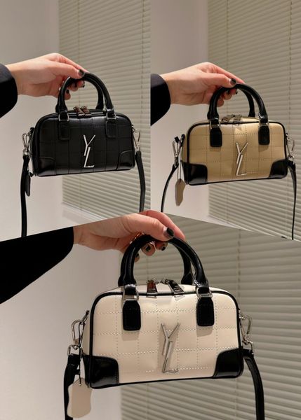 

2023 fashion brand crossbody bag luxury designer mini handbag women cowskin leather small boston tote multi-function bags shoulder bags wall