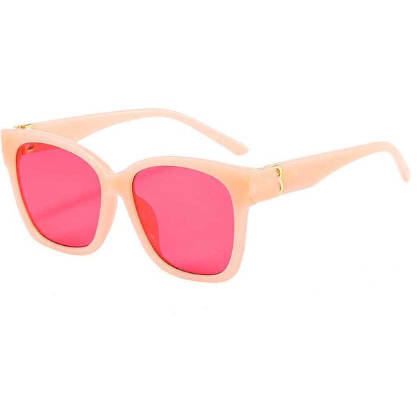 

ins star balencigas women sunglasses fashion square women's sunglasses street sglasses pink, White;black