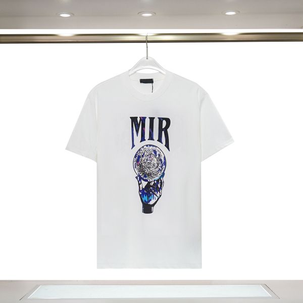 

2023 designers t-shirt streetwear t shirts mens womens luxurys fashion letter pattern print tshirts summer short sleeved tshirt loose tees p, White;black