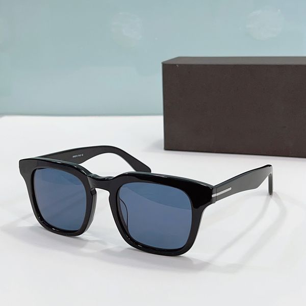 

0751 shiny black/blue square sunglasses for men occhiali da sole fashion sun glasses designers sunglasses shades glasses uv400 eyewear with, White;black