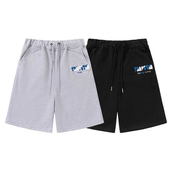 

men's shorts trapstar tracksuit embroidered lettering pant women's designer streetwear sporty label full fashion casual joggers sw, White;black