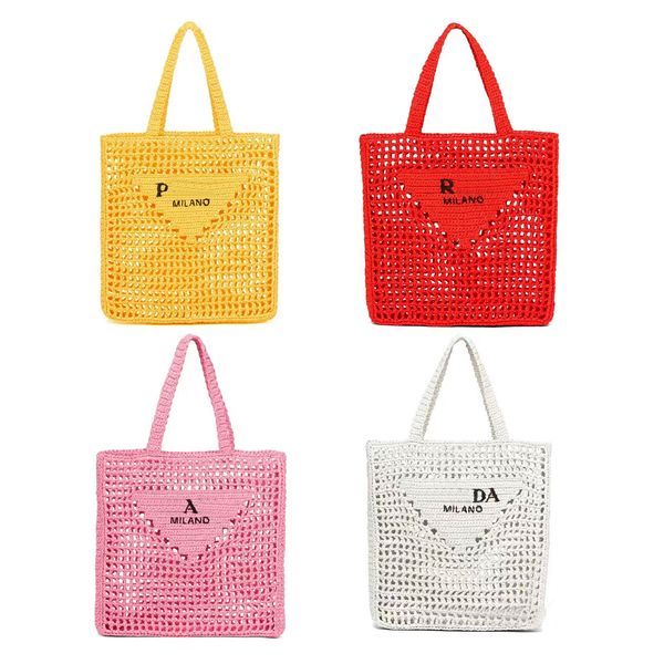 

luxury designer beach bags handbags the tote bag straw net bag fashion outdoors picnic women's men travel classic cross body shopping t