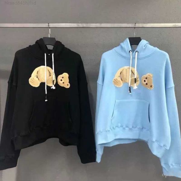 

gegv gegv new sale fashion hoodie broken bear sweatshirt teddy trendy terry explosion sweater style men and women size s xl, Black