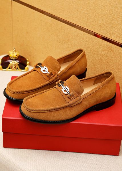 

2023 mens designer dress shoes party wedding formal office oxfords male brand fashion casual comfortable loafers size 38-45, Black
