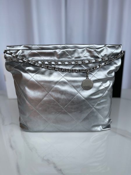 

10a as3261 fashion women bag garbage bag chain shoulder bag large capacity designer rhombus luxury messenger bag