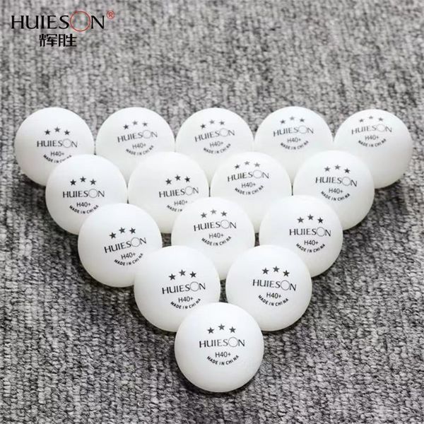 

table tennis balls huieson material 3 star 40 abs plastic ping pong training 230307