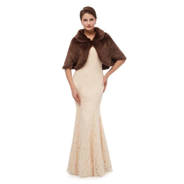 

wraps wedding dress accessories new autumn and winter fur shawl multi-color optional, White