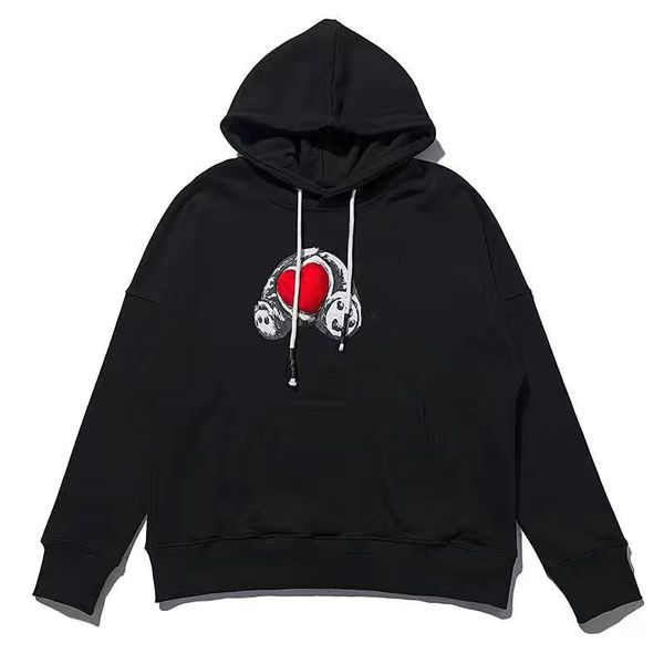 

palmes angel autumn hoodie bear designer men women palms palmangel hoodies winter warm sweater fashion pullover sweatshirt long sleeve loose, Black
