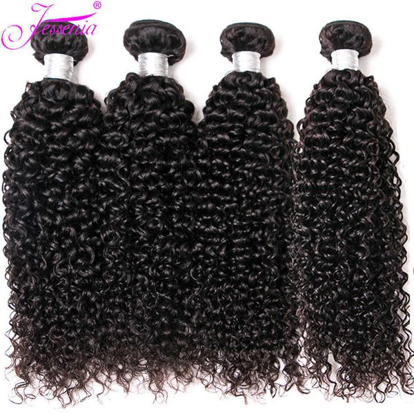 

wig caps 12a raw kinky curly 3 4bundle deals virgin hair extension natural black 826inch virgin hair 100 mongolian real human hair weave j23, Black;brown
